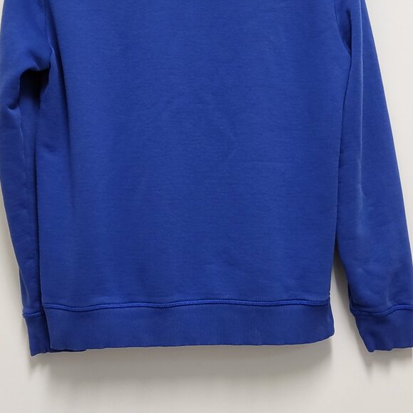 Calvin Klein Jeans Sweatshirt Mens Medium Pullover Fleece Logo Long Sleeve Blue - Picture 7 of 15